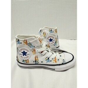 Converse All-Star Unisex Bluey Shoes High Top Lace Up Sneakers Youth Sz 11 NEW